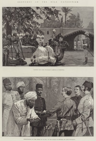 Sketches of the Nile Expedition by Richard Caton Woodville junior